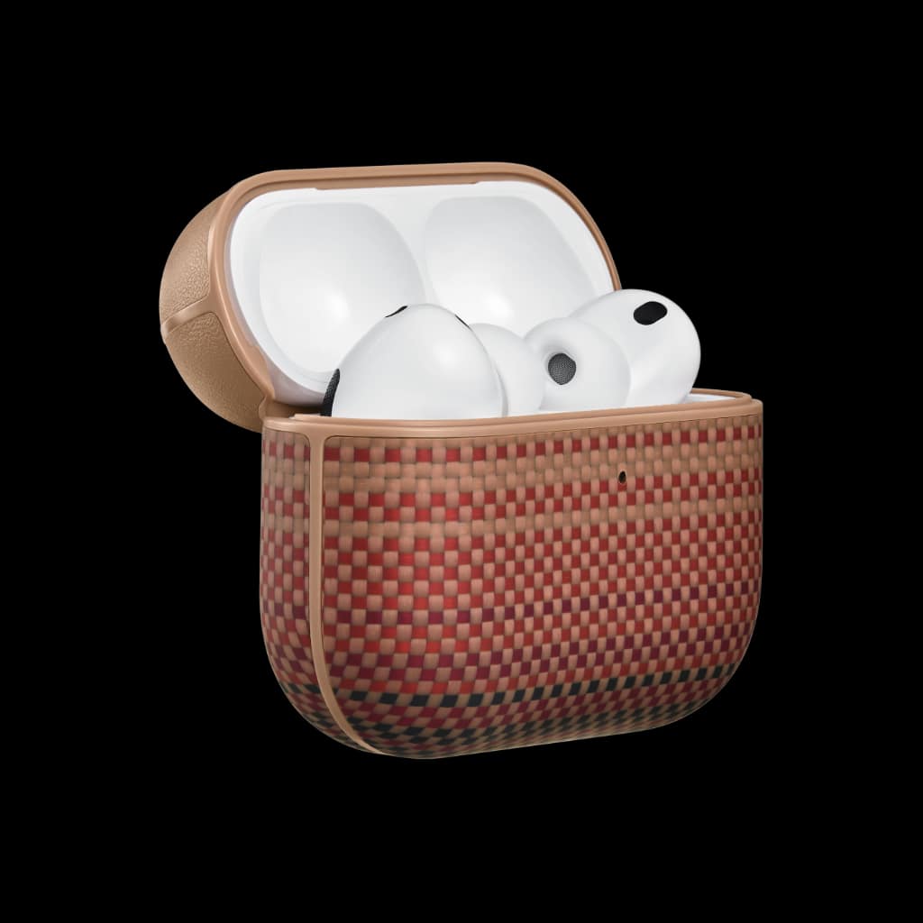 Чехол PITAKA Aramid Fiber MagSafe для AirPods Pro 3, Sunset