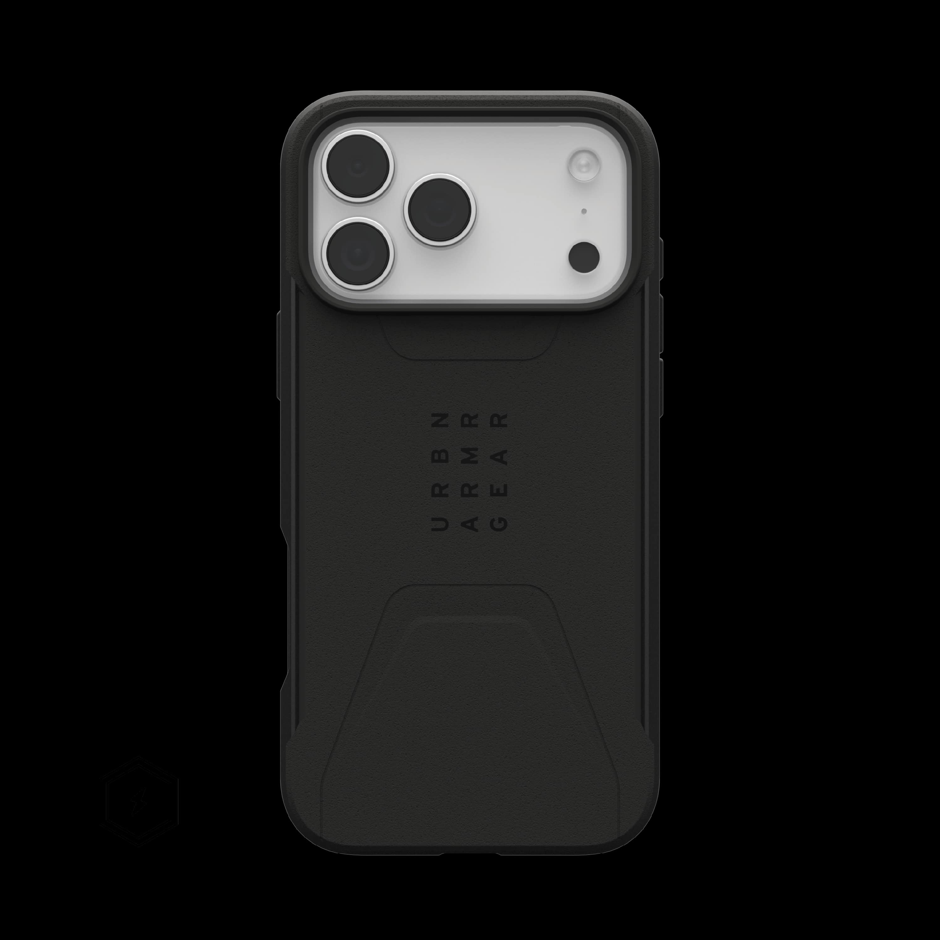 Чехол UAG Civilian MagSafe для iPhone 17 Pro Max, чёрный (Black)