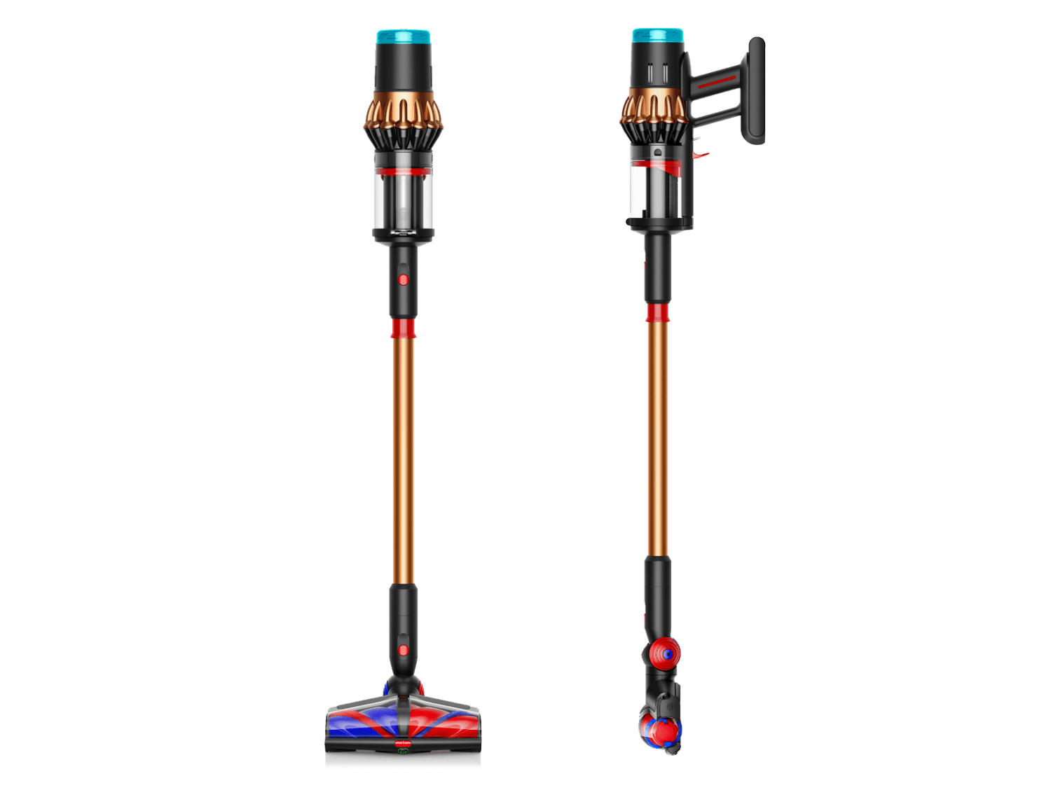 Беспроводной пылесос Dyson V16 Piston Animal чёрный/медный (Black/Copper)