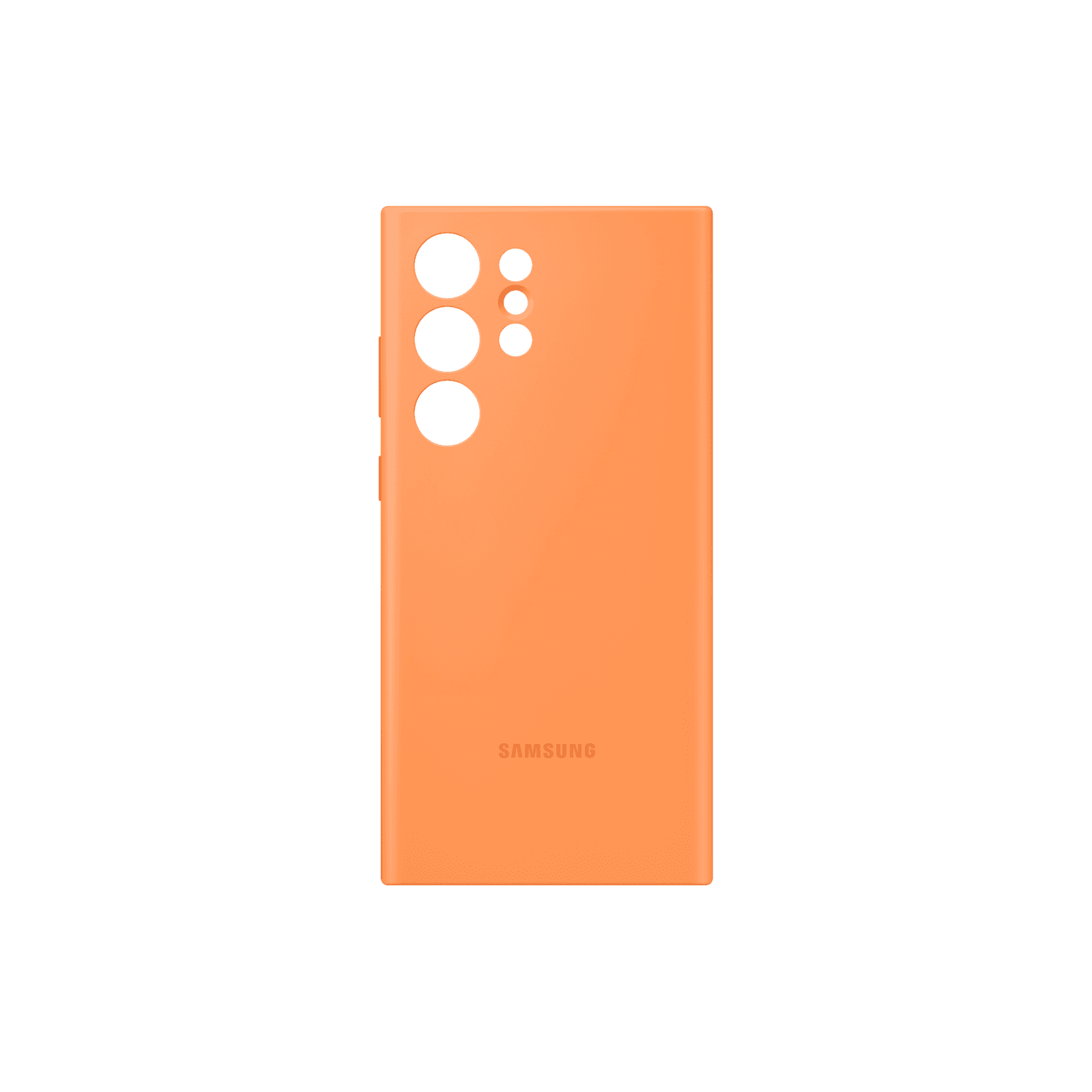 Чехол Samsung Galaxy S23 Ultra Silicone Case, оранжевый (Orange)