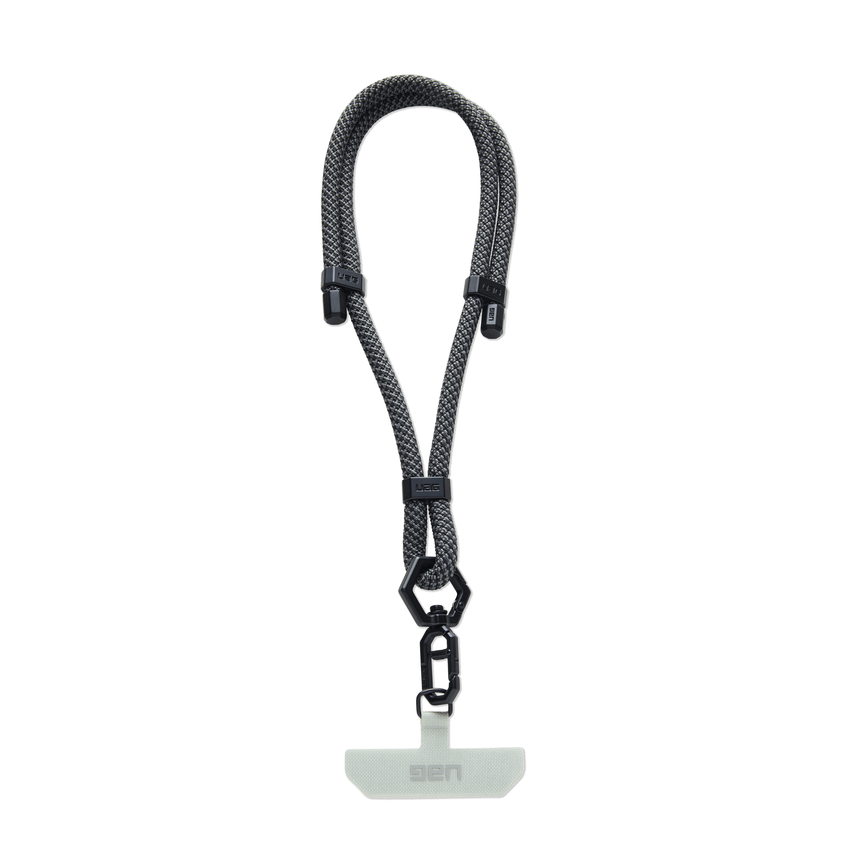 Шнурок UAG Civilian Wrist Tether для смартфона, до 70 см, 7 мм, графитовый/чёрный (Graphite/Black)