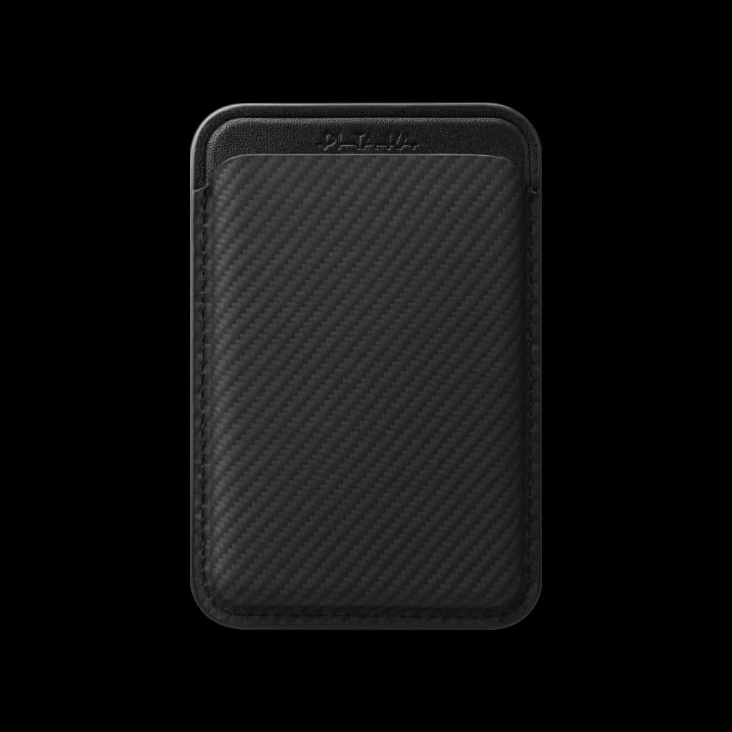 Картхолдер PITAKA Magnetic Woven Wallet MagSafe, Black/Grey (Twill)