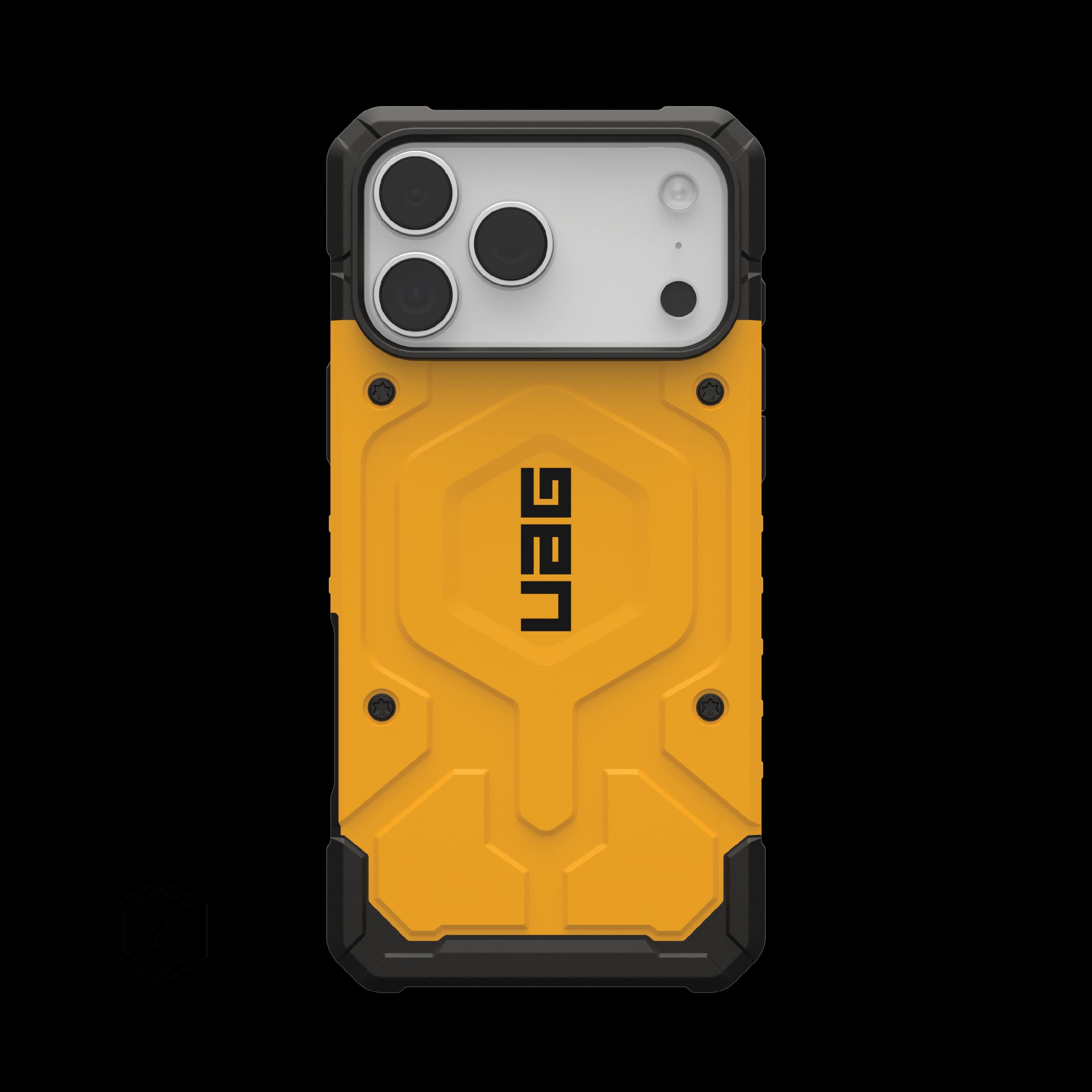 Чехол UAG Pathfinder MagSafe для iPhone 17 Pro Max, жёлтый (Heritage Yellow)