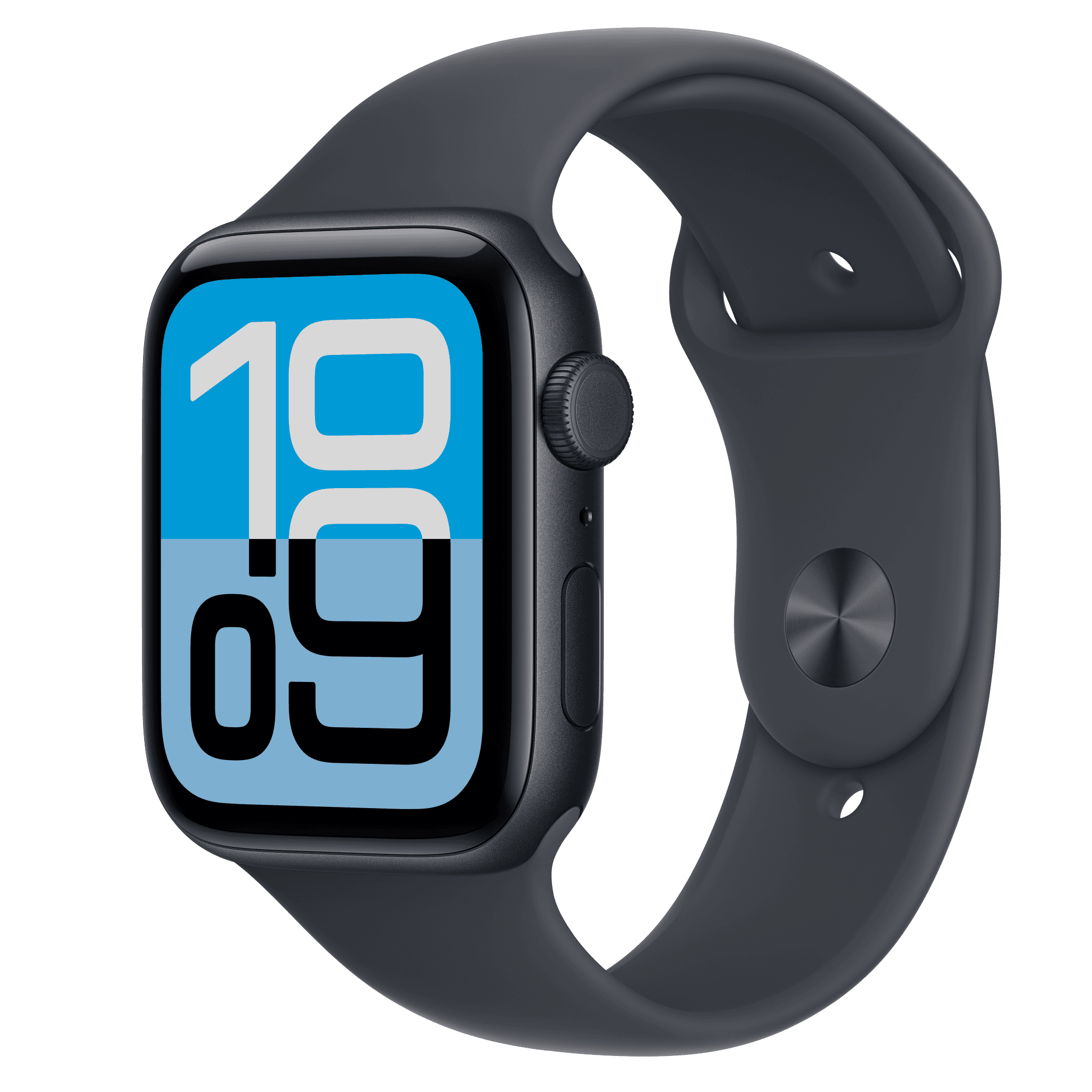 Умные часы Apple Watch SE 3 44 мм GPS + Cellular — цвет: «Тёмная ночь», ремешок Sport Band, «Тёмная ночь», M/L