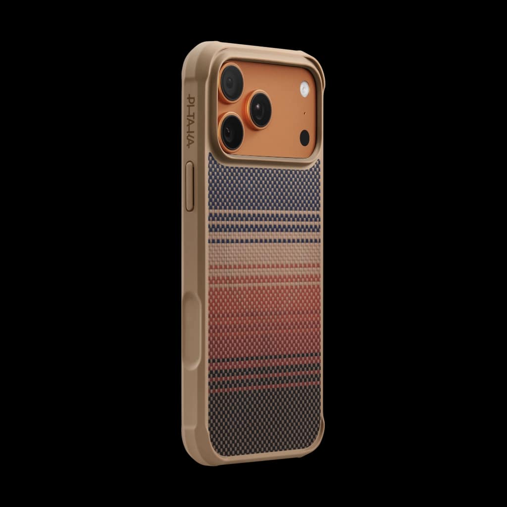 Чехол PITAKA Aramid ProGuard (Cairn) MagSafe для iPhone 17 Pro Max, Sunset