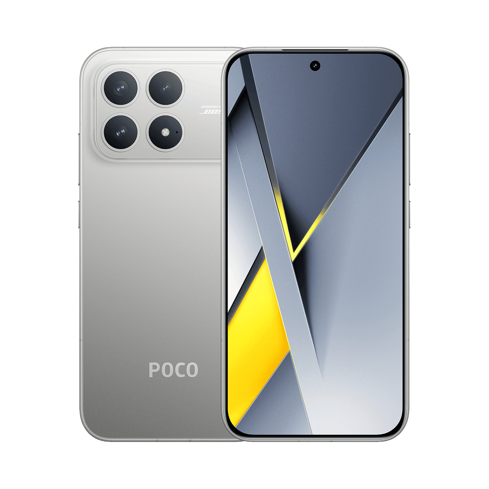 Смартфон POCO F8 Pro 12/256 ГБ 5G, серебристый (Silver), EU