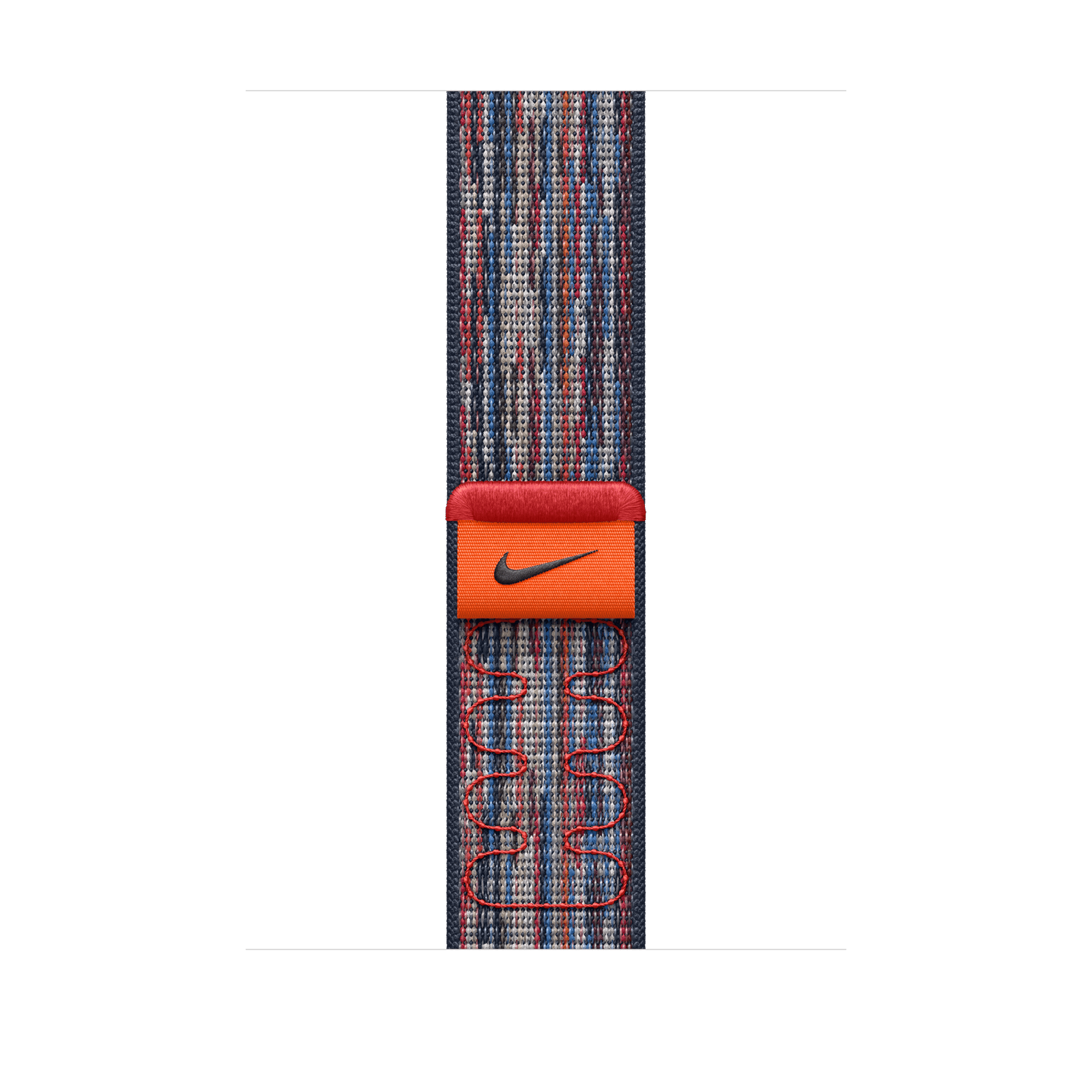 Ремешок Apple Watch 46mm Blue/Red Nike Sport Loop