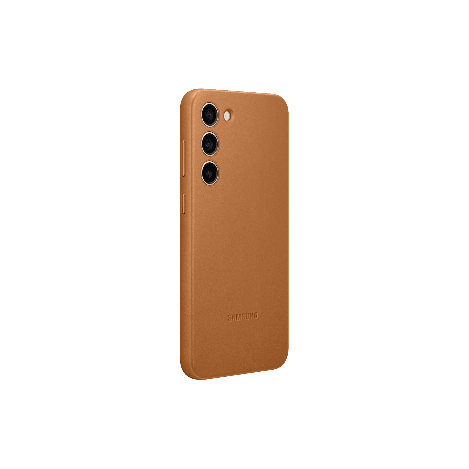 Чехол Samsung Galaxy S23 Plus Leather Case, коричневый Camel (Camel)