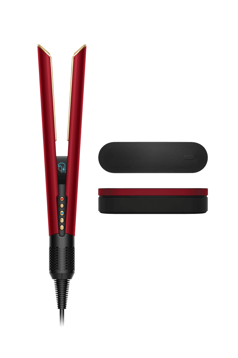 Выпрямитель Dyson Airstrait HT01, Red Velvet/Gold, с кейсом