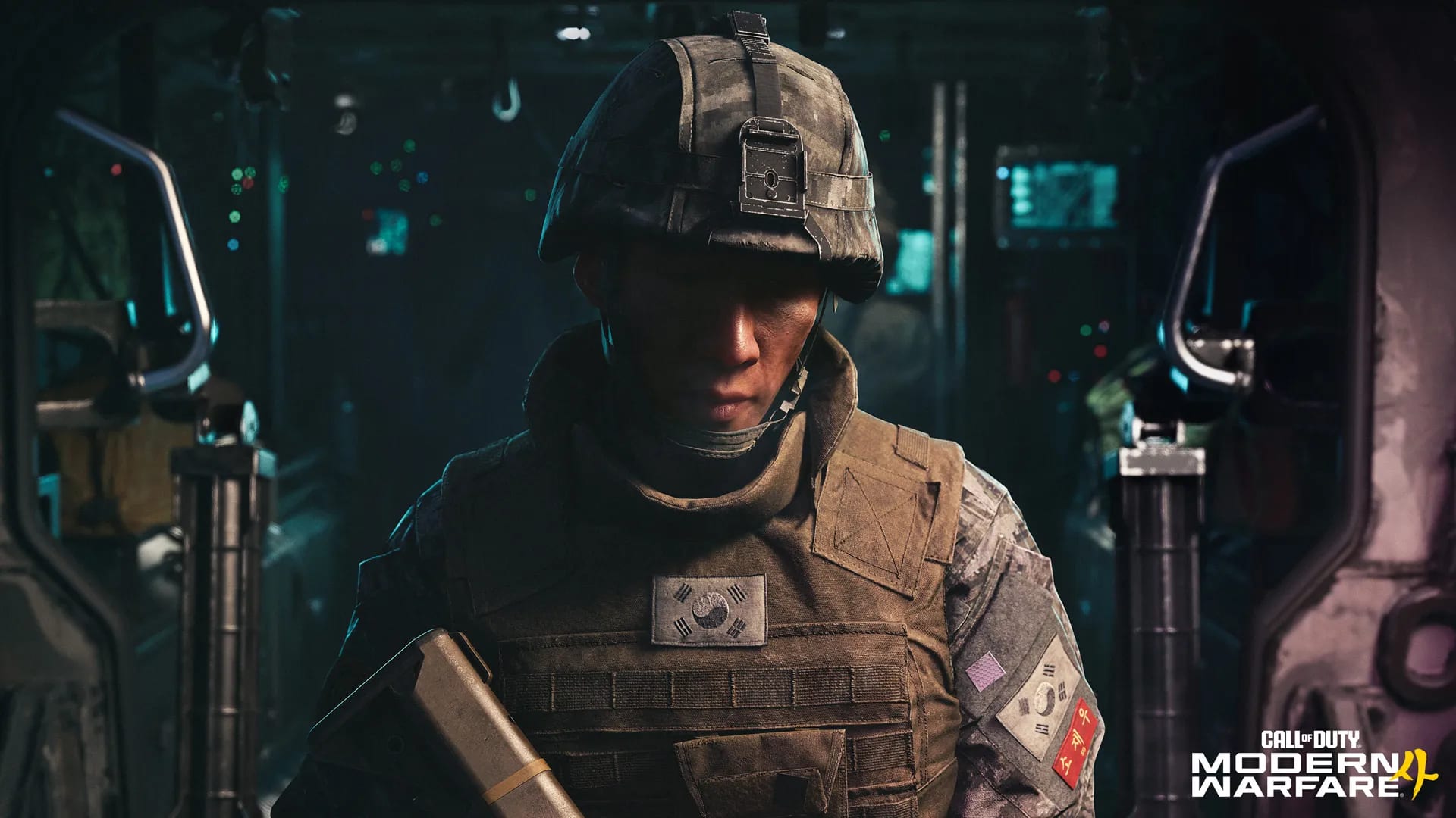 Солдат в военной машине на официальном кадре Call of Duty: Modern Warfare 4 · Официальный источник