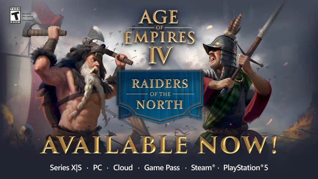 Age of Empires IV: Raiders of the North — официальная иллюстрация дополнения.