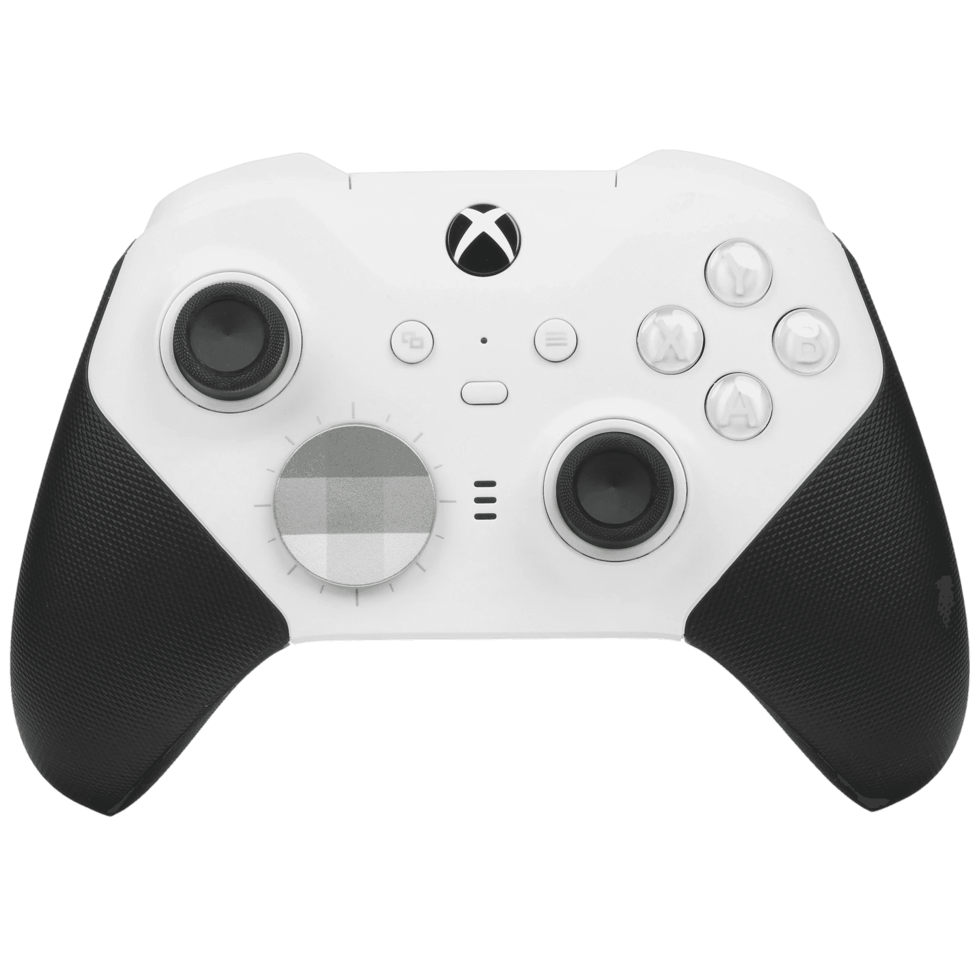 Белый контроллер Xbox Elite Series 2 Core из каталога ПлэйЛаб, вид спереди