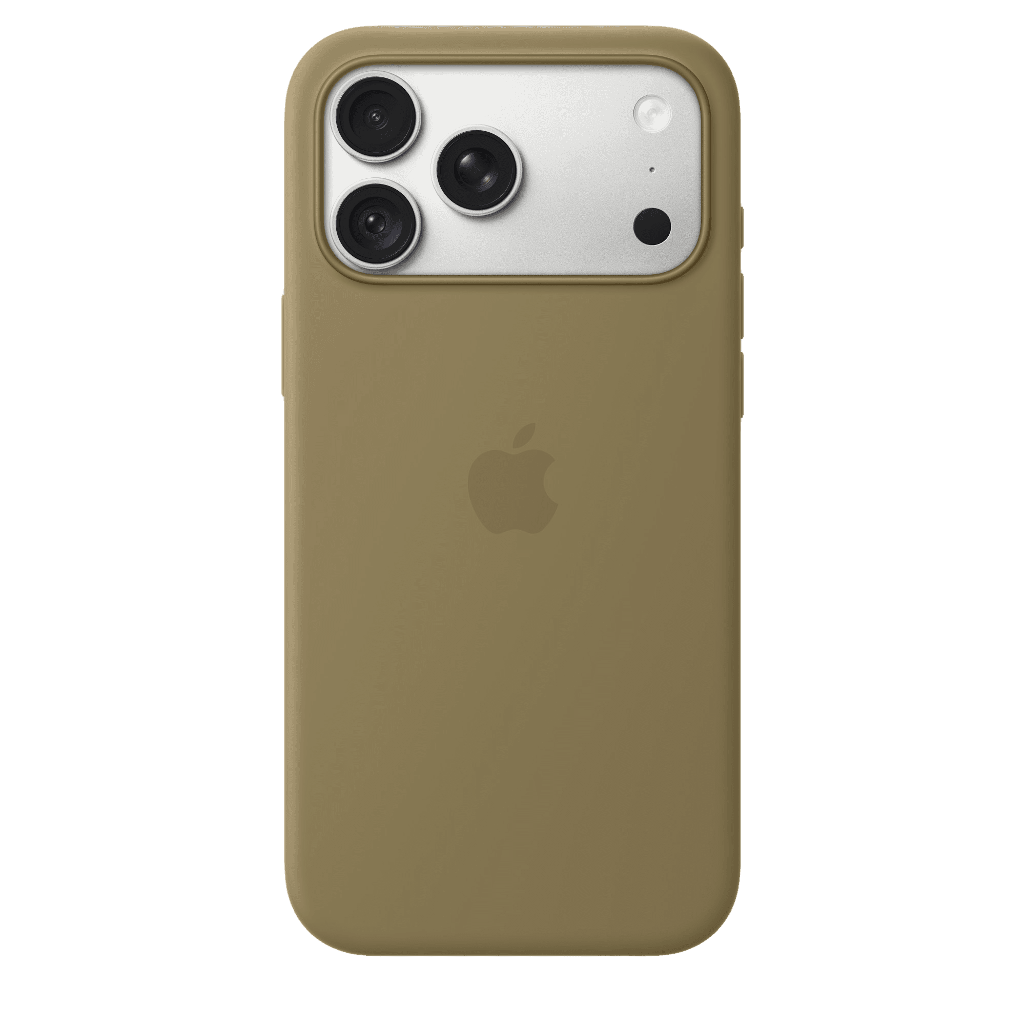 Чехол Apple Silicone с MagSafe для iPhone 18 Pro Max, оливковый (Olive)