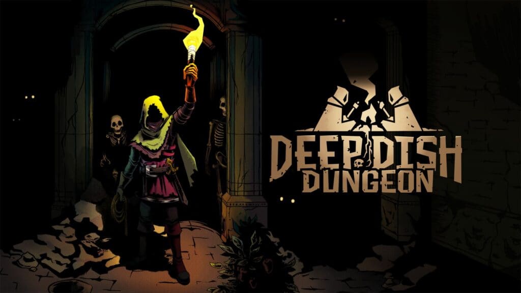 Герой с факелом и скелеты на официальной иллюстрации Deep Dish Dungeon Источник: https://news.xbox.com/en-us/2026/10/13/raw-fury-publisher-xbox-update/