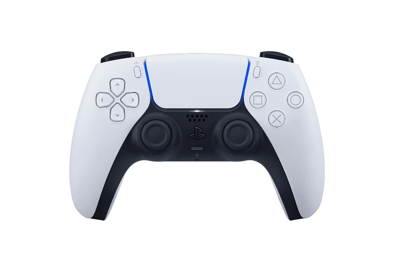 Белый беспроводной контроллер Sony DualSense