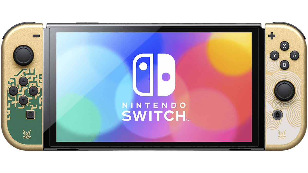 Игровая консоль Nintendo Switch OLED 64 ГБ — The Legend of Zelda: Tears of the Kingdom Edition