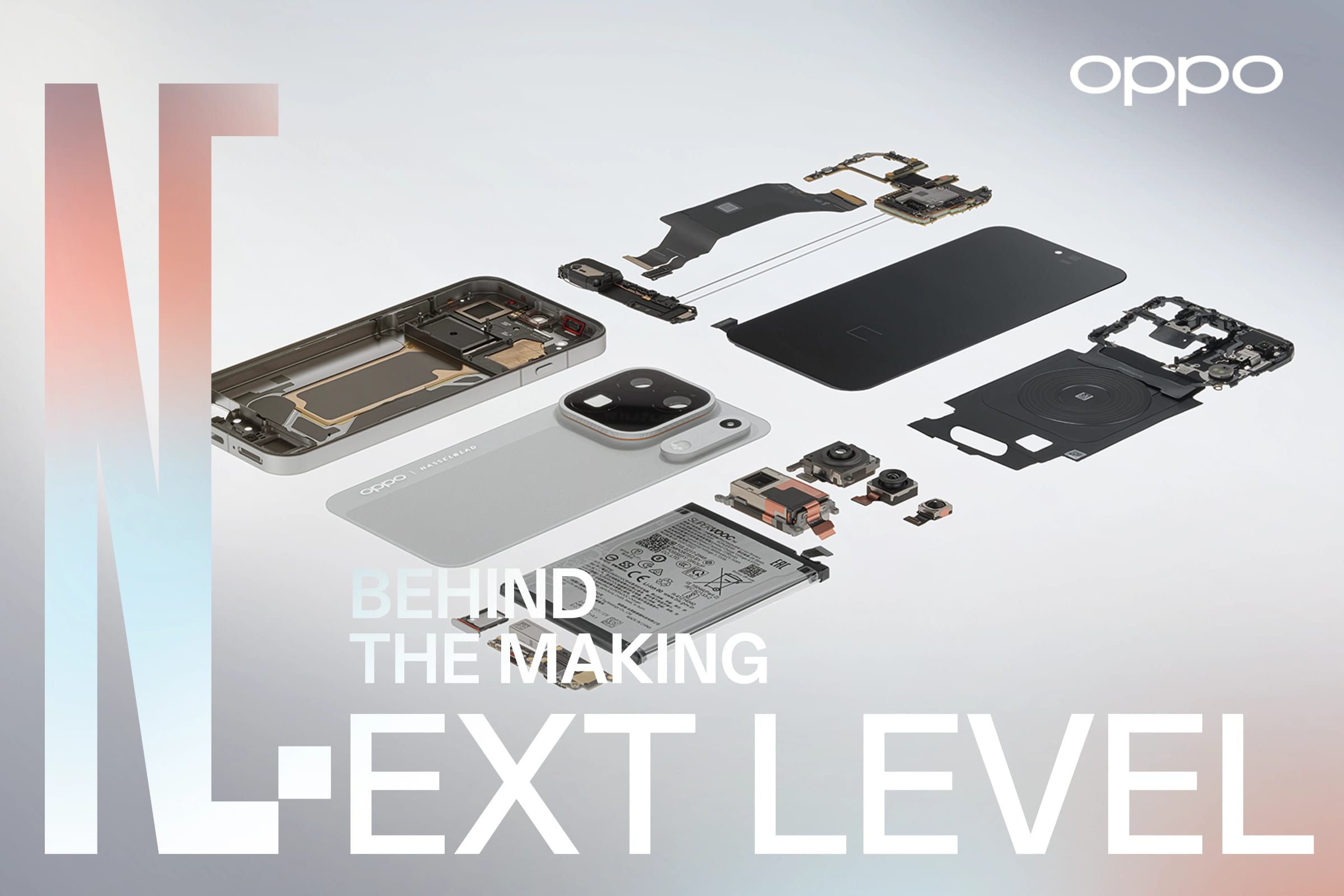 Компоненты Find X10. Официальная иллюстрация OPPO.