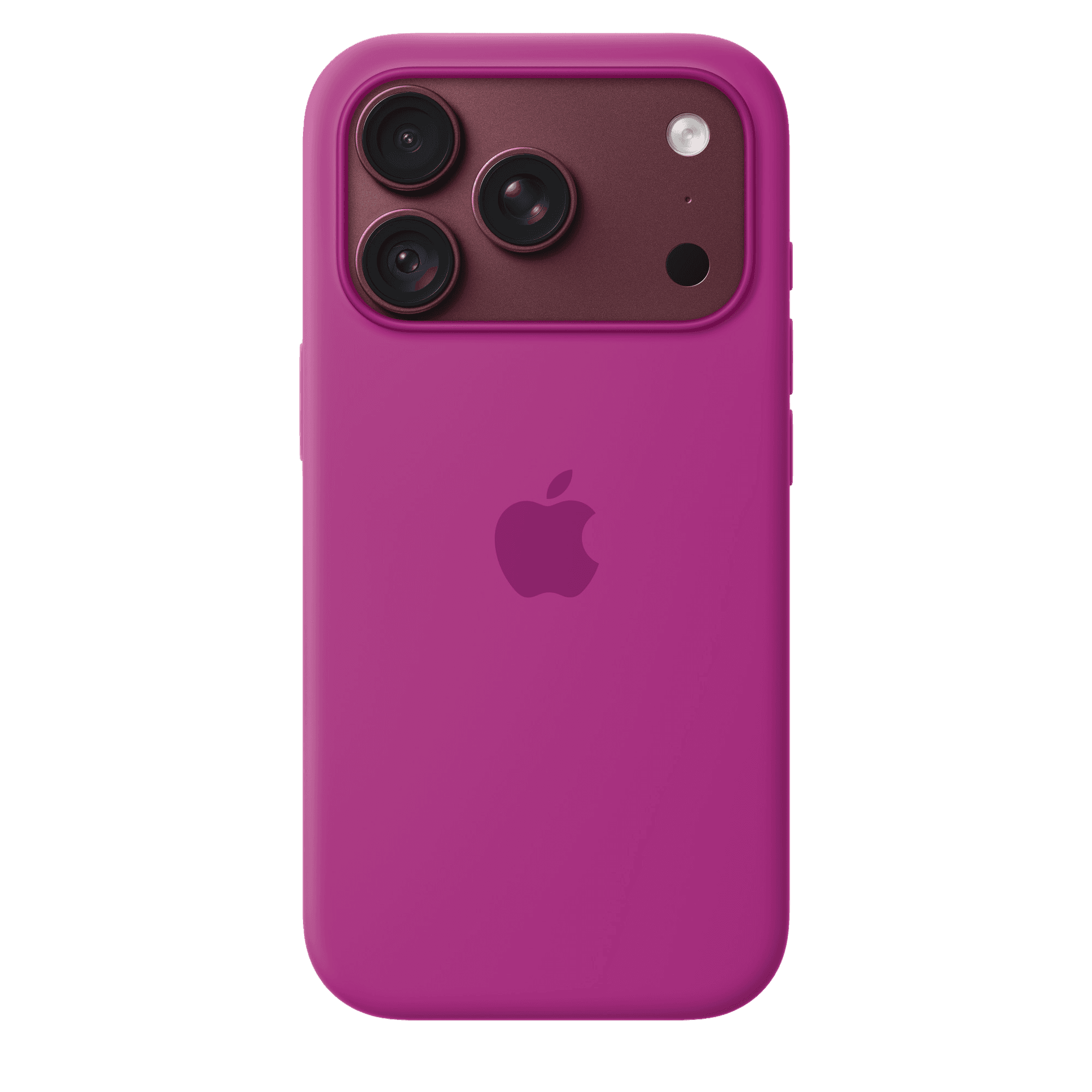 Чехол Apple Silicone с MagSafe для iPhone 18 Pro, пурпурный (Magenta)