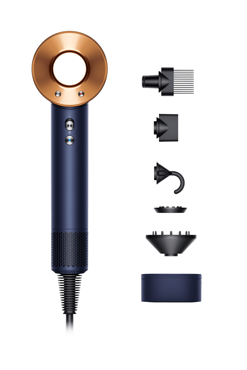 Фен Dyson Supersonic HD07, Prussian Blue/Rich Copper, с кейсом