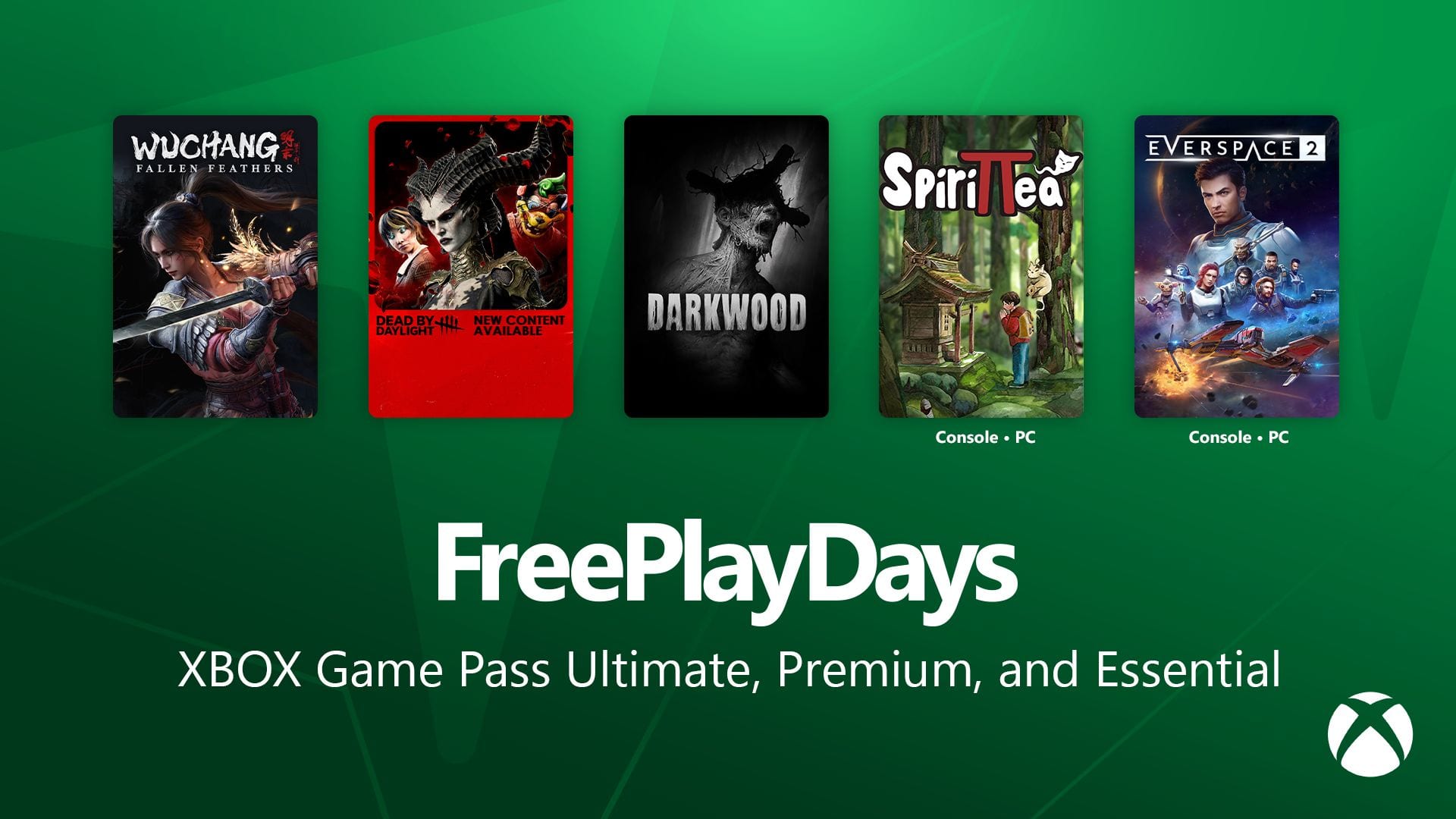 Пять игр Xbox Free Play Days конца октября 2026: официальная обложка Xbox Wire.