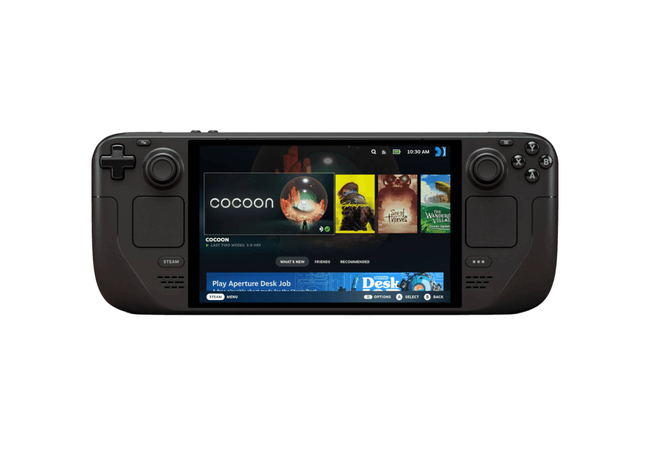 Чёрный Steam Deck OLED 512 ГБ из каталога ПлэйЛаб