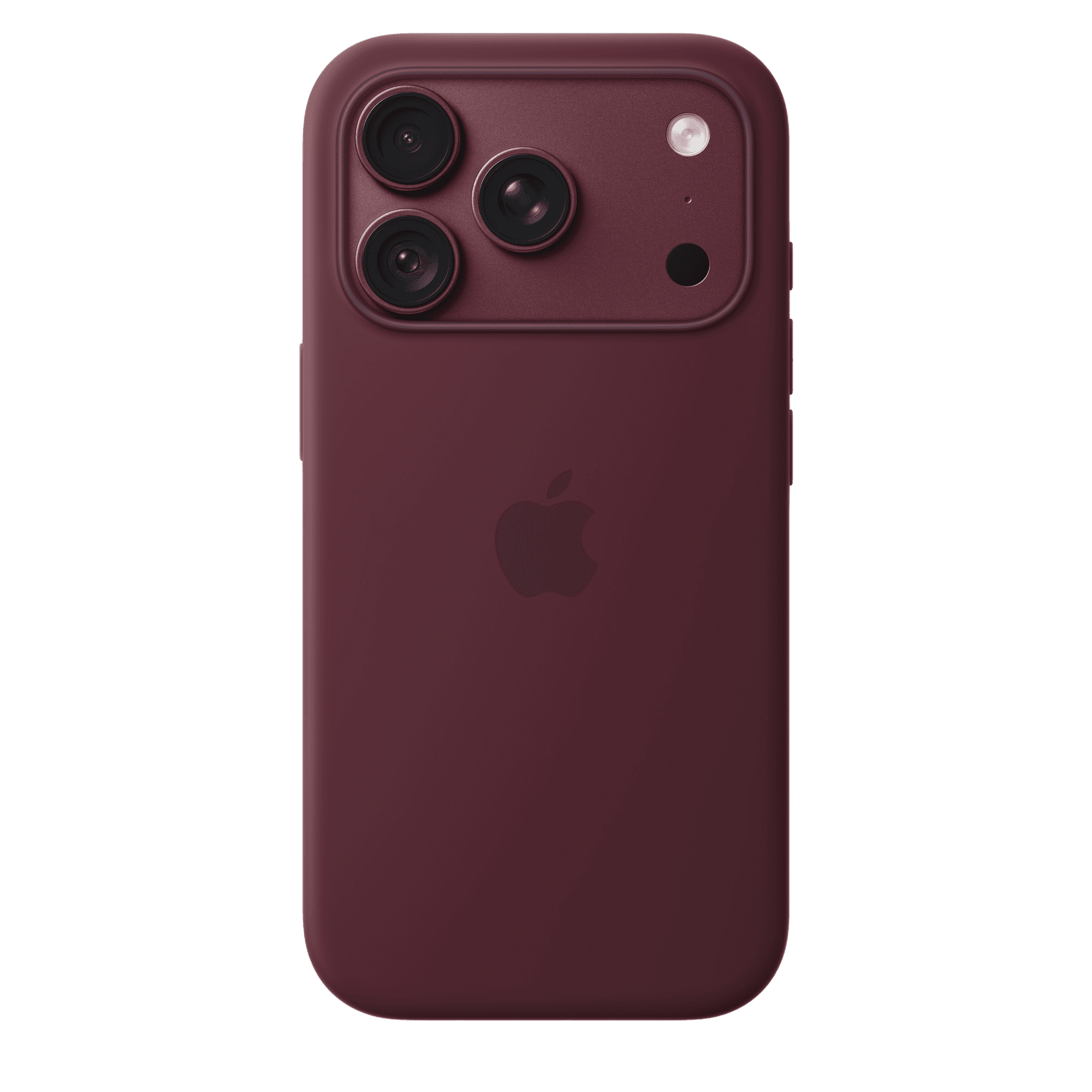 Чехол Apple Silicone с MagSafe для iPhone 18 Pro, бордовый (Burgundy)