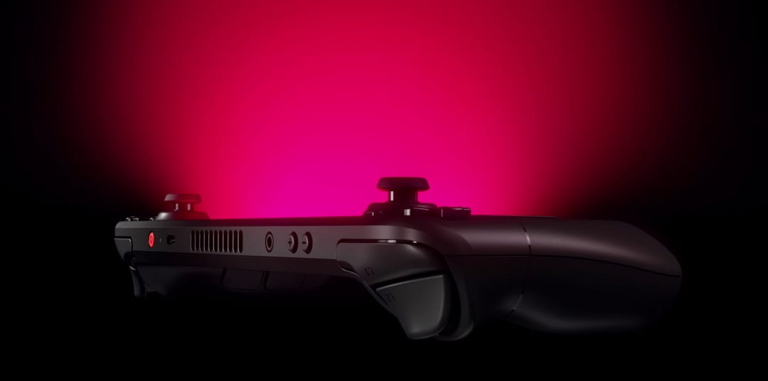 Steam Deck OLED на официальной фотографии Valve; иллюстрация к новости об обновлении · Valve