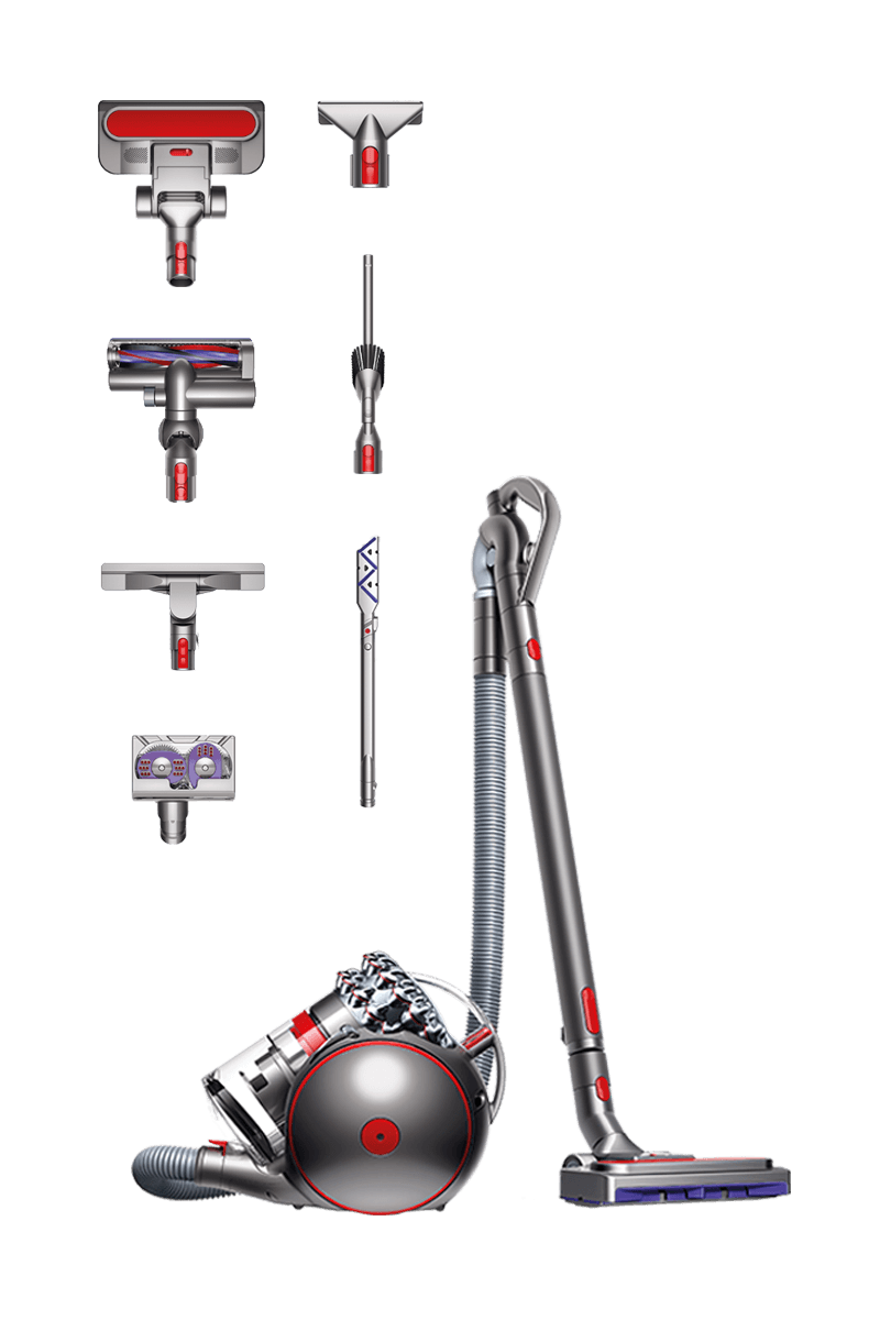 Dyson Cinetic Big Ball Absolute 2 CY26 с насадками на изображении выбранной карточки ПлэйЛаб