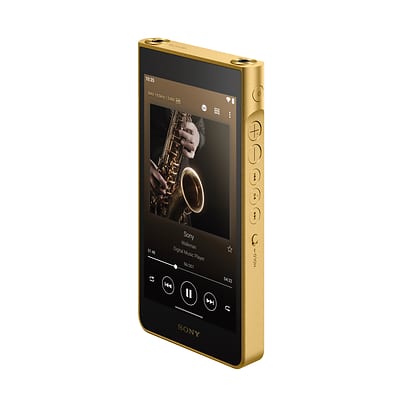 Плеер Sony Walkman NW-WM1ZM3 с позолоченным корпусом, официальная фотография Sony Источник: Sony.
