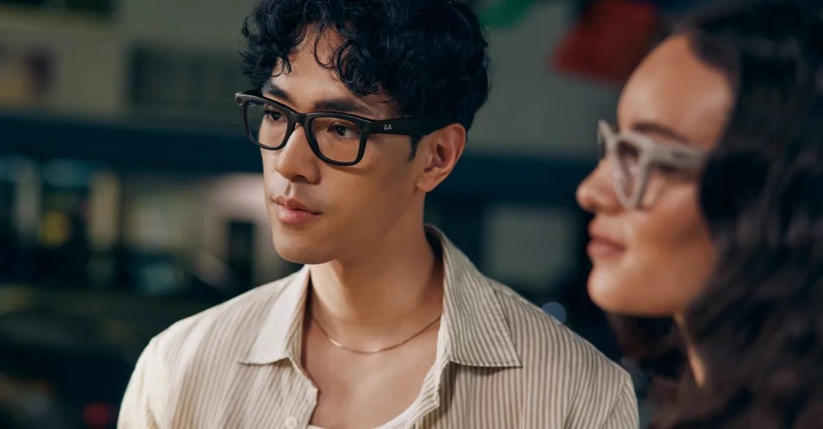 Ray-Ban Meta. Официальное изображение Meta о доступности; иллюстрация технологии, не фото выдачи CNIB.