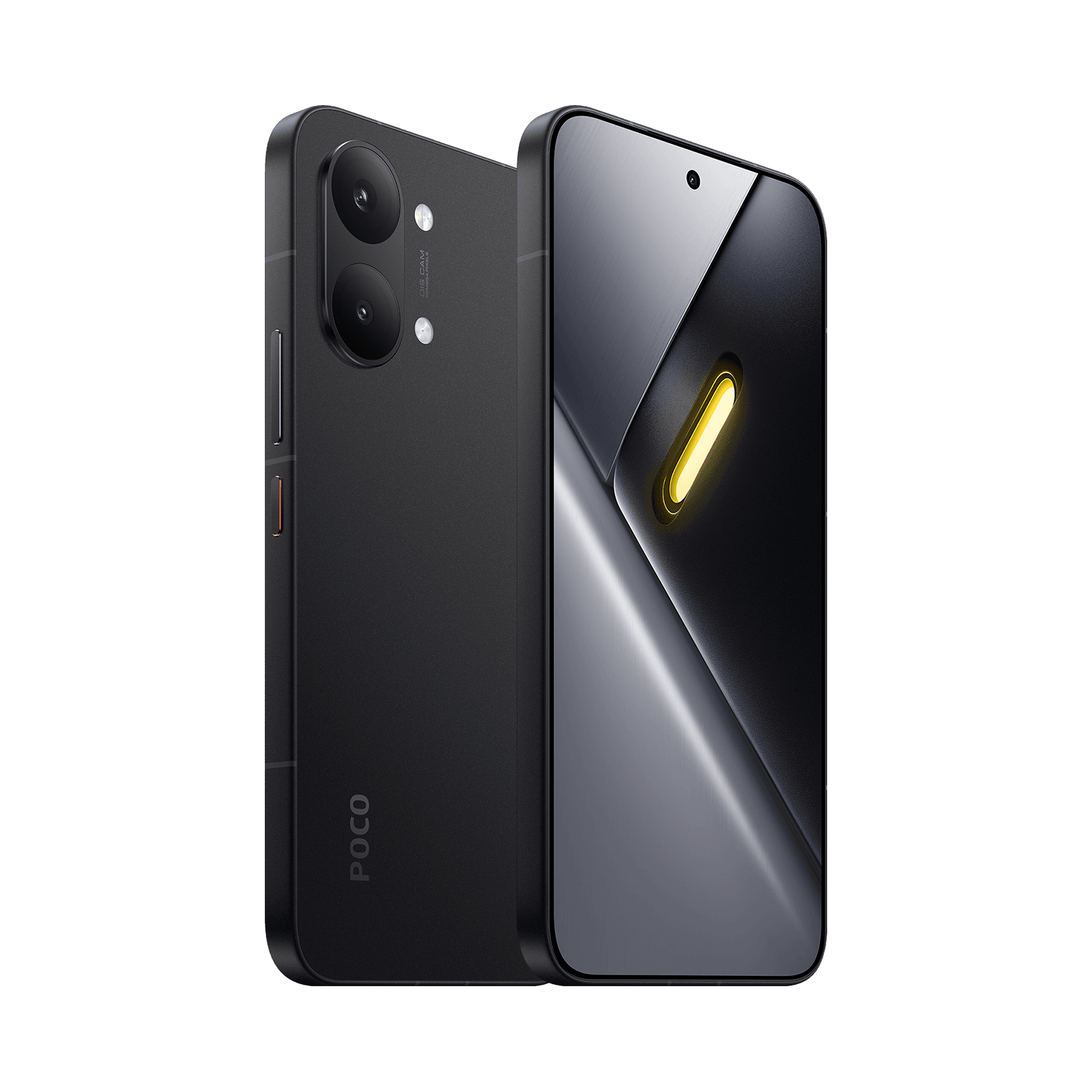 Чёрный POCO X8 Pro Max из каталога ПлэйЛаб, вид спереди и сзади