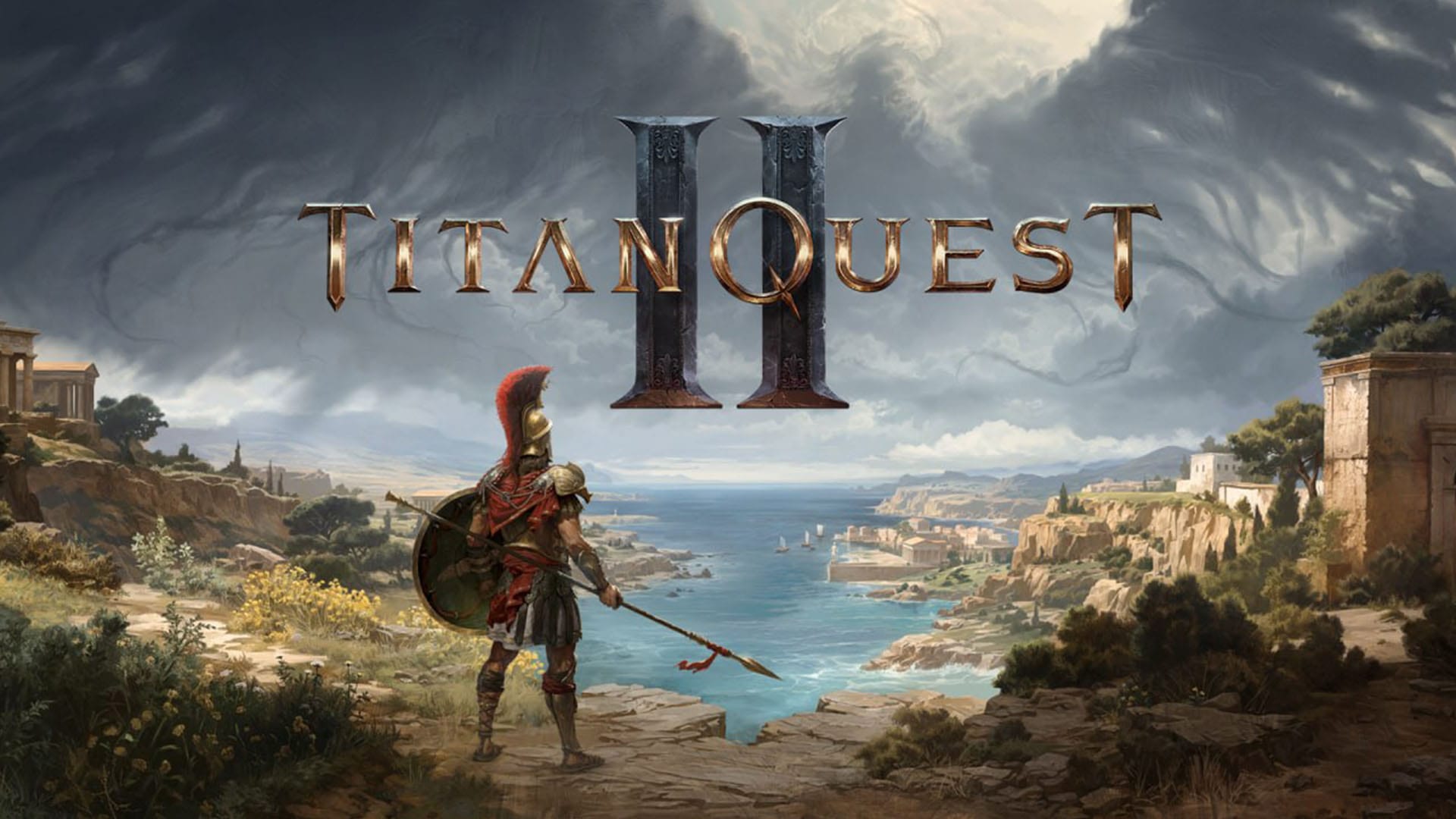 Titan Quest II — официальный ключевой арт THQ Nordic.