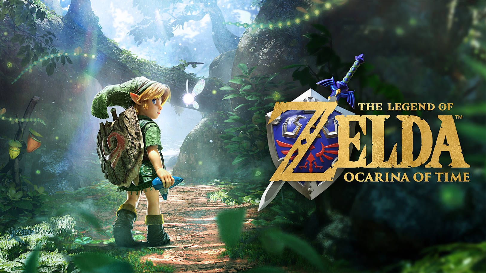 Официальная иллюстрация The Legend of Zelda: Ocarina of Time для Nintendo Switch 2