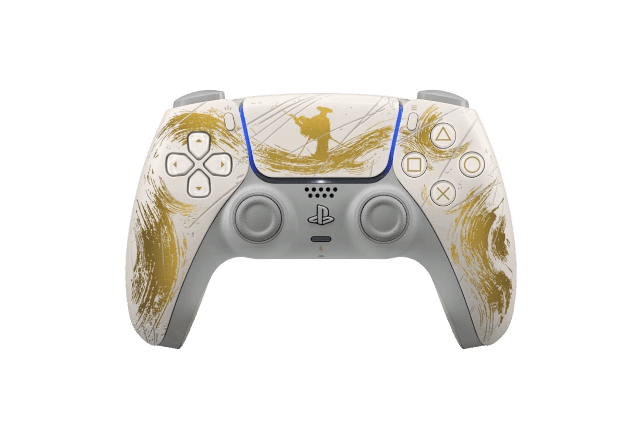 Геймпад Sony DualSense Ghost of Yotei для PlayStation 5 (PS5) цвет: золотой, лимитированное издание