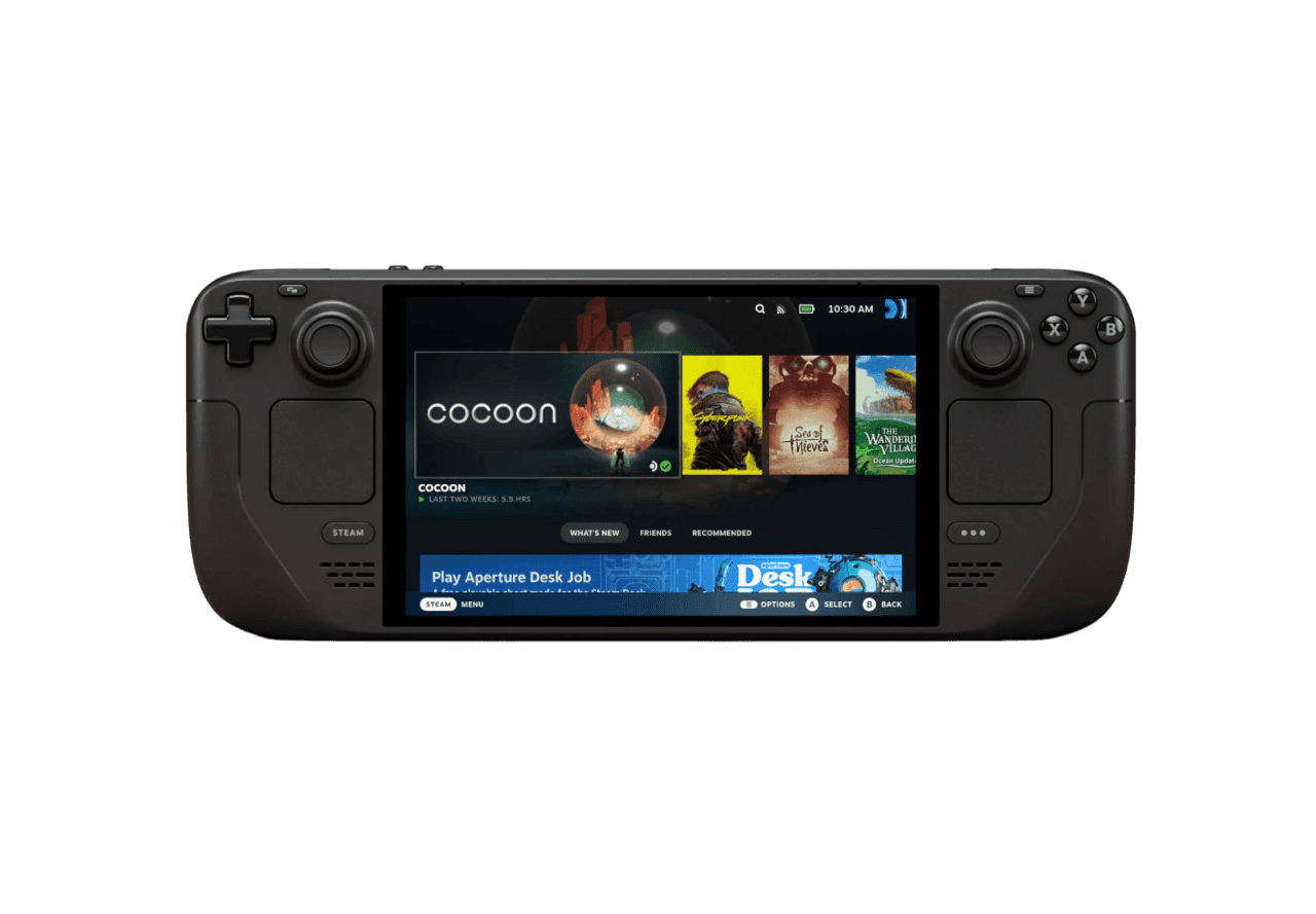 Портативная игровая система Valve Steam Deck OLED 1 ТБ (черная)