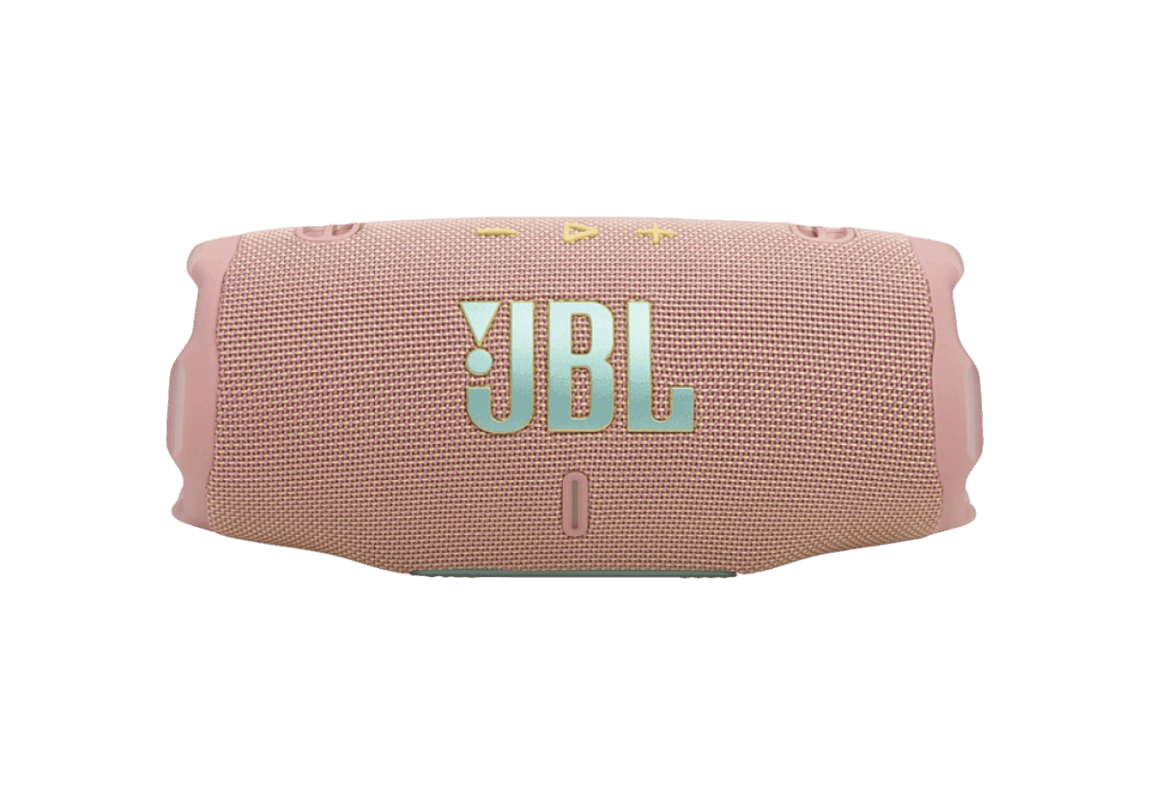 Розовая портативная колонка JBL Charge 6 из каталога ПлэйЛаб