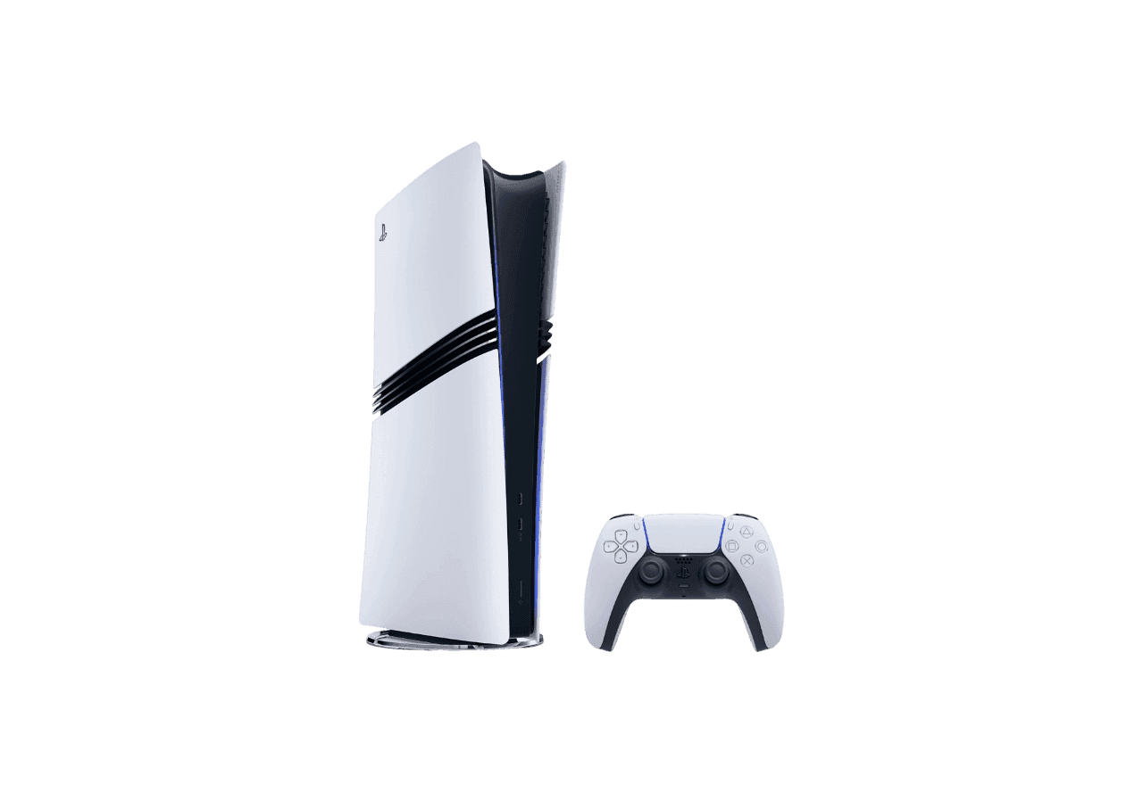 Белая консоль Sony PlayStation 5 Pro из каталога ПлэйЛаб