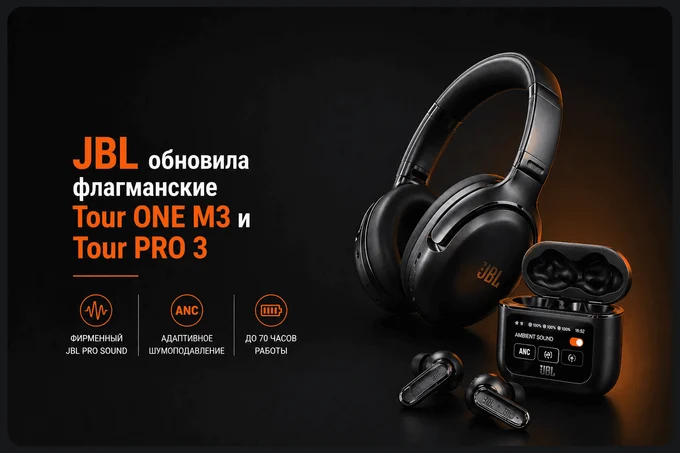 JBL обновила флагманские Tour ONE M3 и Tour PRO 3