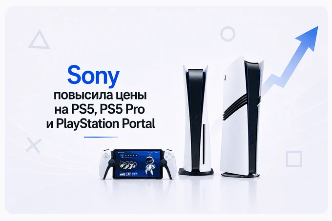 Sony повысила цены на PS5, PS5 Pro и PlayStation Portal