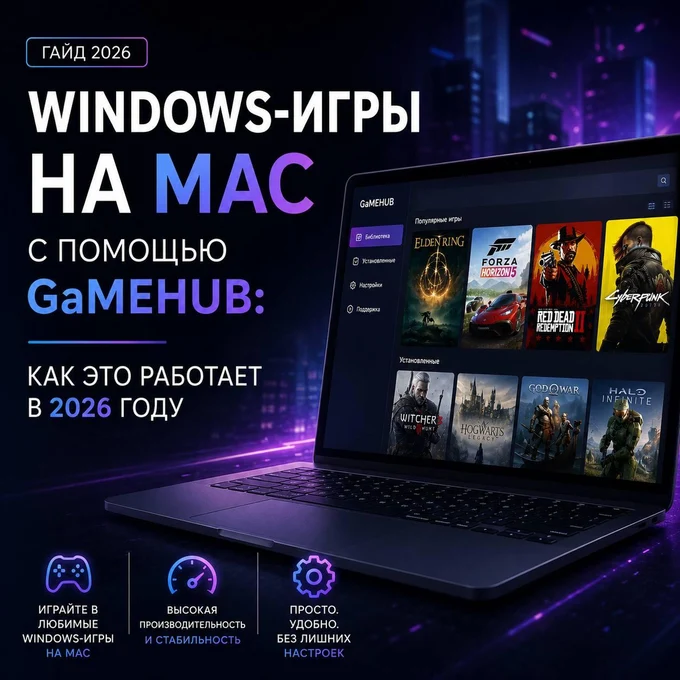 Windows-игры на Mac: как запускать игры с ПК на Mac в 2026 году