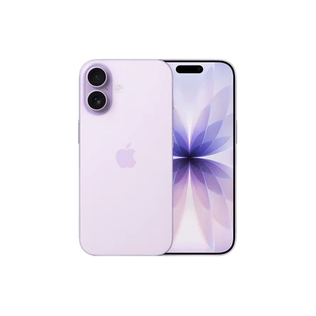 Телефон Apple iPhone 17 256 ГБ, nano SIM + eSIM, цвет: лавандовый (Lavender)