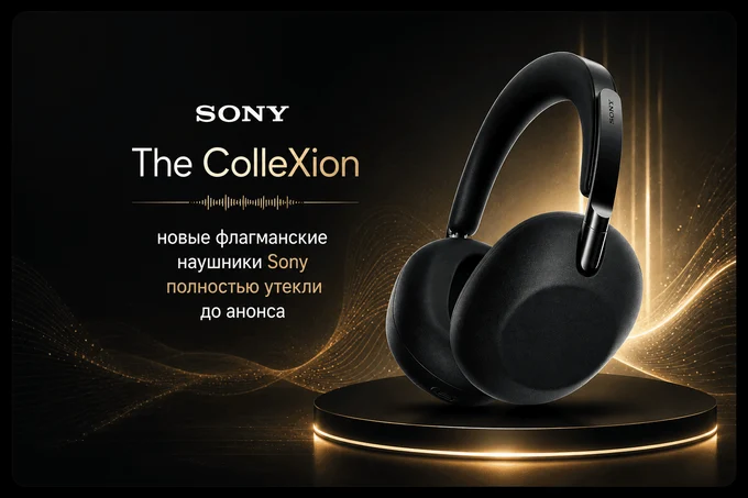 Sony The ColleXion: новые флагманские наушники Sony полностью утекли до анонса