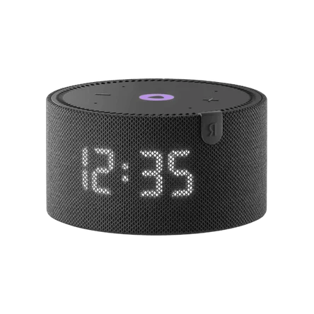 Умная колонка Яндекс.Станция Мини 2 с часами (Чёрная)