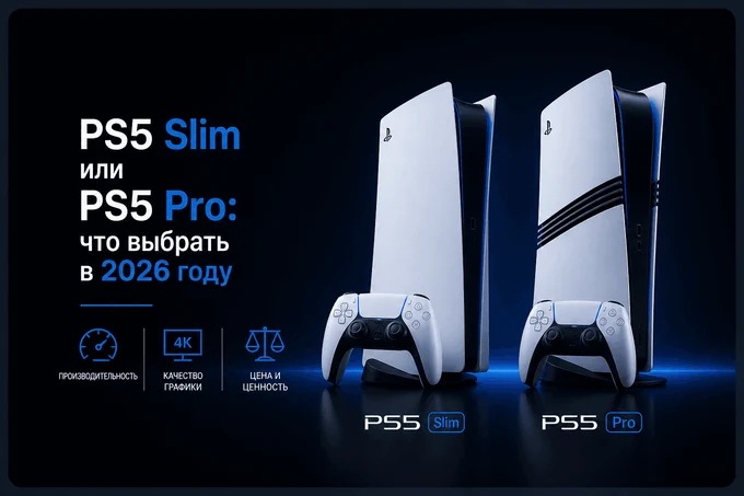 PS5 Slim или PS5 Pro: что выбрать в 2026 году