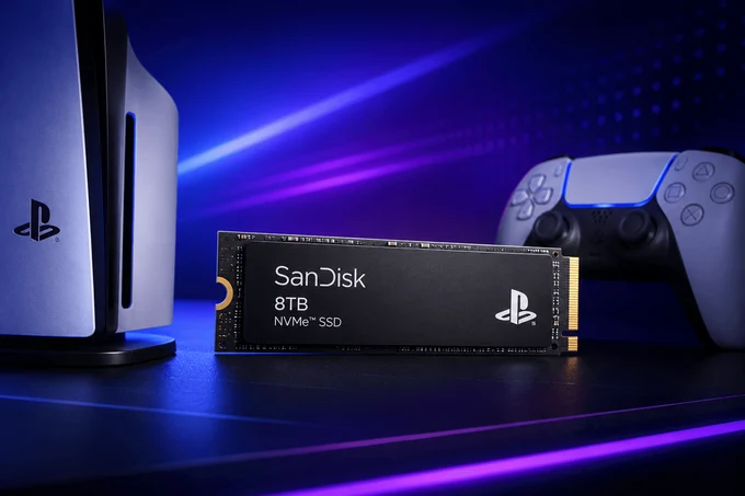 SanDisk представила SSD на 8 ТБ для PlayStation 5 почти за $3000
